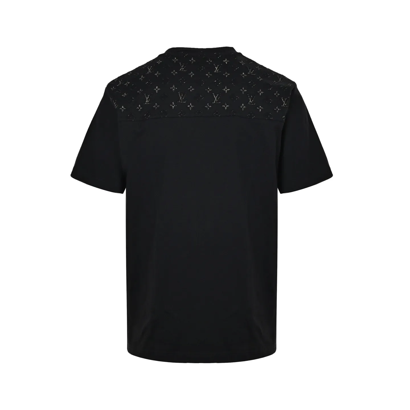 Louis Vuitton/Louis Vuitton three-dimensional embossed splicing short sleeves